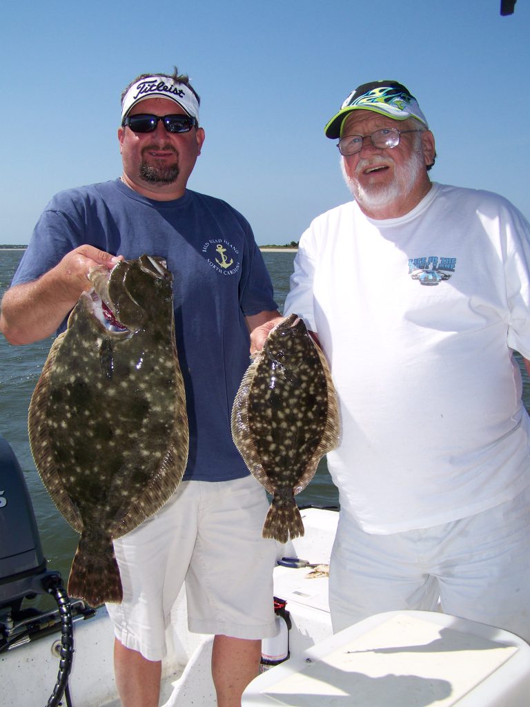 Oak Island Fishing Charters Big Flounder Oak Island Fishing Reports